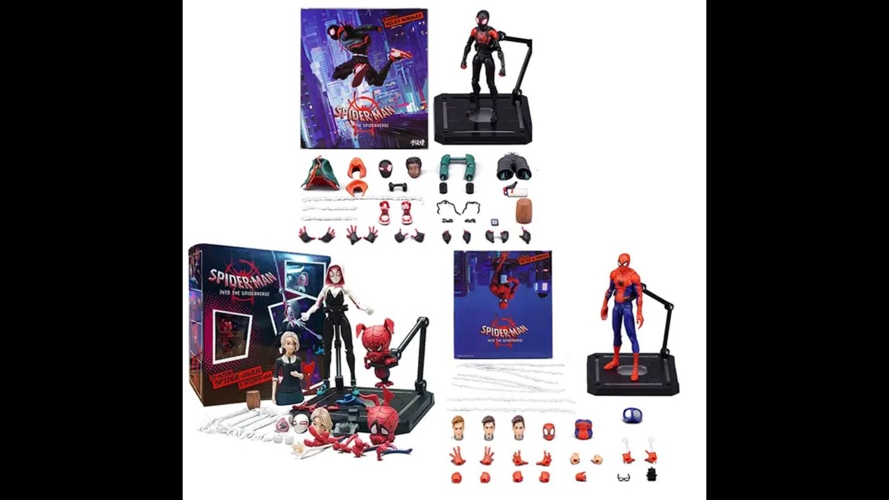 Человек паук Майлз Моралес Гвен Стейси Питер Паркер Miles Morales ...