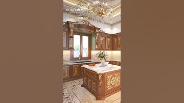 Biệt Thự 500m2 Tại Hà Nội Có Phòng Bếp, Phòng Ăn Được Thiết Kế Nội Thất Phong Cách Tân Cổ Điển