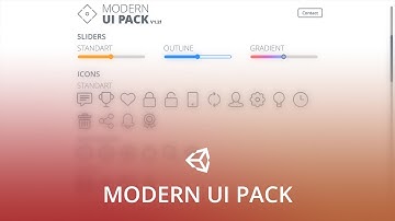 Unity - Modern UI Pack v1.2 (UI Asset)