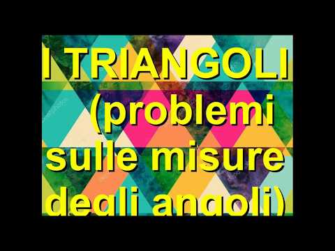 Video: Come Trovare Un Angolo In Un Triangolo Isoscele