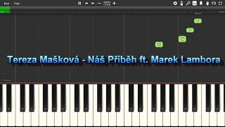 Tereza Mašková - Náš Příběh ft. Marek Lambora - Piano tutoriál