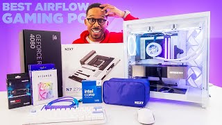 Step by Step PC Build NZXT H6 Flow RGB i7 14700K RTX 4080 Gaming Beast