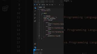 How to use Switch statement in C Language #shorts #programming #viral