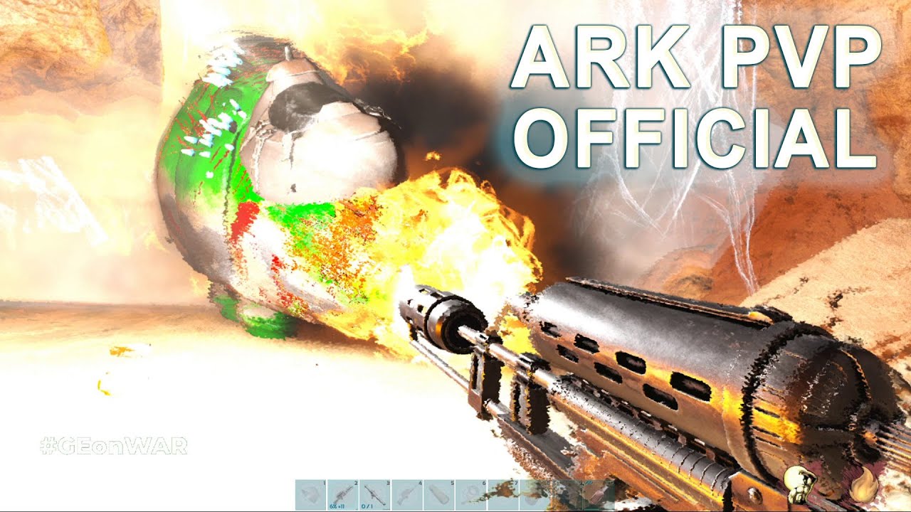 ARK Official PvP : One of the best Base Defense 