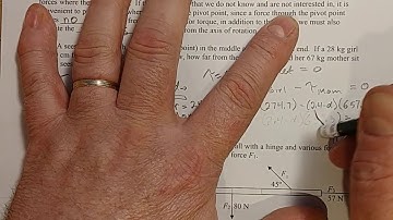 Mechanics p39: Torque and Static Equilibrium