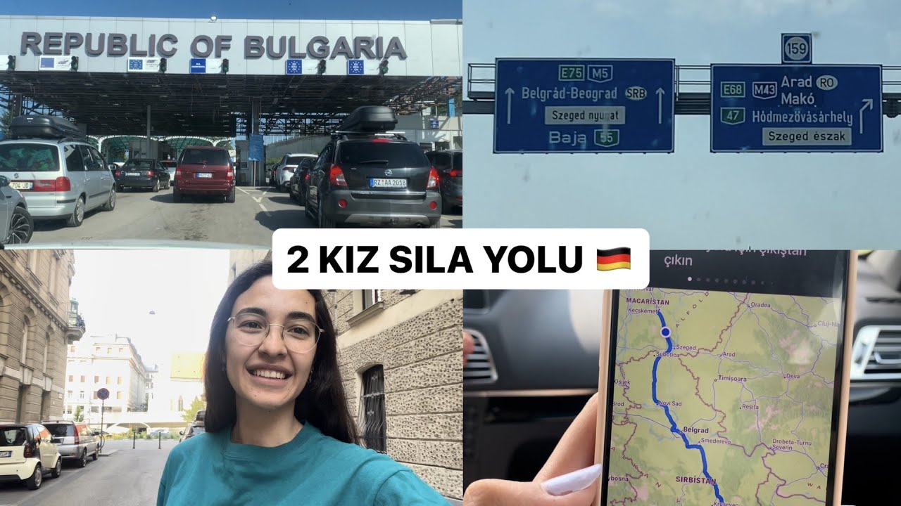2 Kız Sıla Yolu Part 2🇩🇪🇹🇷| Macaristan-Sırbistan Yolculuğu| Sınır Kapısı Sohbetleri💭