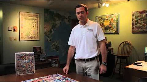Demonstration of Jigsaw Puzzle Quality by White Mountain Puzzles