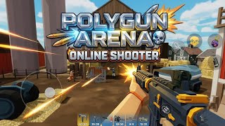 Polygun Arena: Online Shooter Android Gameplay Epic Multiplayer FPS Battles 