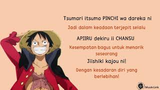 Video thumbnail of "Hiroshi Kitadani - We Are! (Opening One Piece 1 ) | Lirik Terjemahan"
