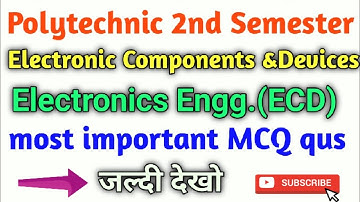 Electronics components and devices#  polytechnic 2nd semester classes#diploma classes#By Extra power