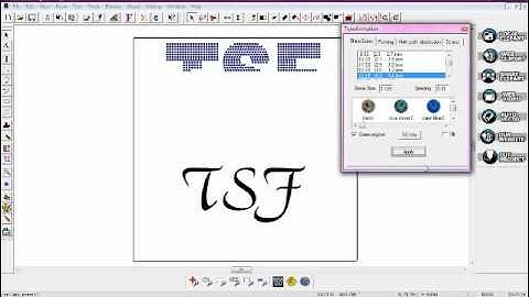 TSF How to fill a font and do a fill with stones.wmv
