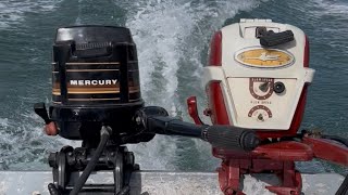 Mercury 4.5hp vs Johnson 5.5hp. Vintage vs antique 