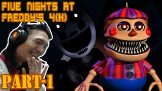 สนุกกะบอลลูนบอย และการโกง! ;w;b :-Five Nights At Freddy's 4 DLC (Halloween) #1