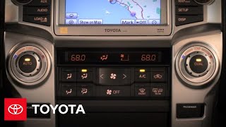 From death valley to denali, you can stay comfortable with the manual
climate control system in 2011-2012 toyota 4runner. options shown. not
all features...