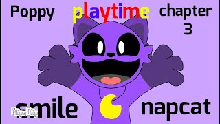 Smile meme animation ll Flipaclip ll Poppy playtime chapter 3 ll cat nap