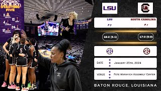 No. 9 LSU vs No. 1 South Carolina | SEC | 1.25.24