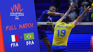 France v Brazil - Full Match - Final Round Pool A | Men's VNL 2018