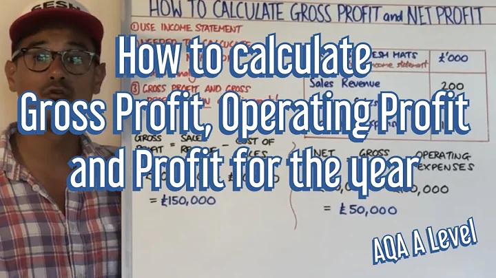 How to calculate Gross Profit, Operating Profit & Profit for the year - AQA A Level Business