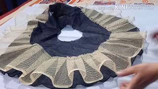 DIY: Baby Frock Cutting And Stitching For 3 To 4 Year Girl||Party Wear Baby Gown Kaise Banaen screenshot 2