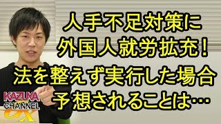 将来の人手不足は深刻！でもルールを整えずにその対策案を実行したら､こんな未来が待っている…