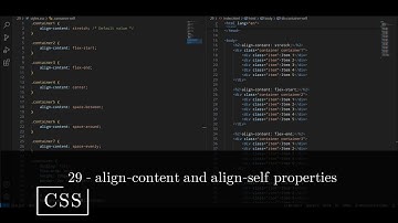 CSS 29 💻 align-content and align-self properties