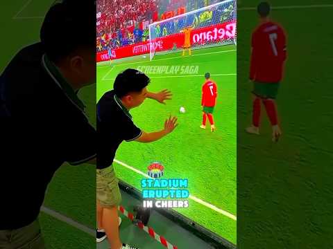 لقد أصلح رونالدو شورت رونالدو سي آر 7 كرة طعام