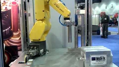 Advanced Designs / Automated Manufacturing- Robotic Arm And Induction Operation Demo