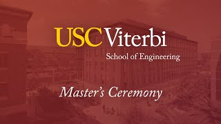 2025 Usc Viterbi School Of Engineering Commencement Ceremony  Masters 1