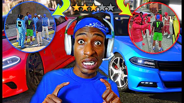 CRIPS vs BLOODS IN THE HOOD! (I GOT KILLED) GTA 5 ROLEPLAY