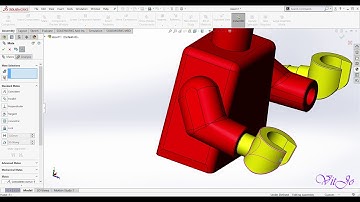 Assembly Lego Man in Solidworks