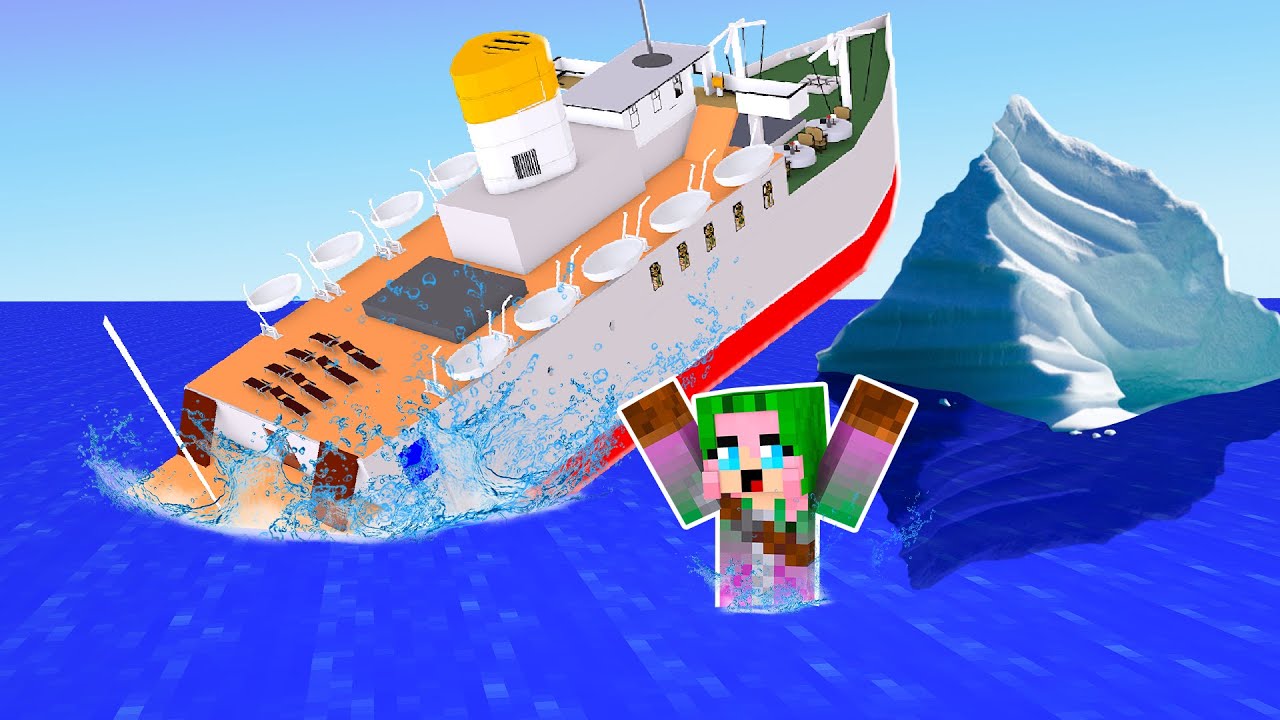 Tinenqa Intenta Sobrevivir Al Titanic En Minecraft Youtube