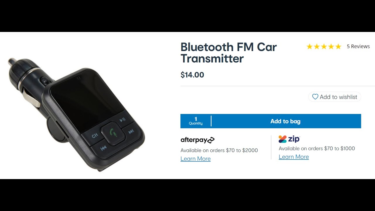 wireless fm transmitter kmart
