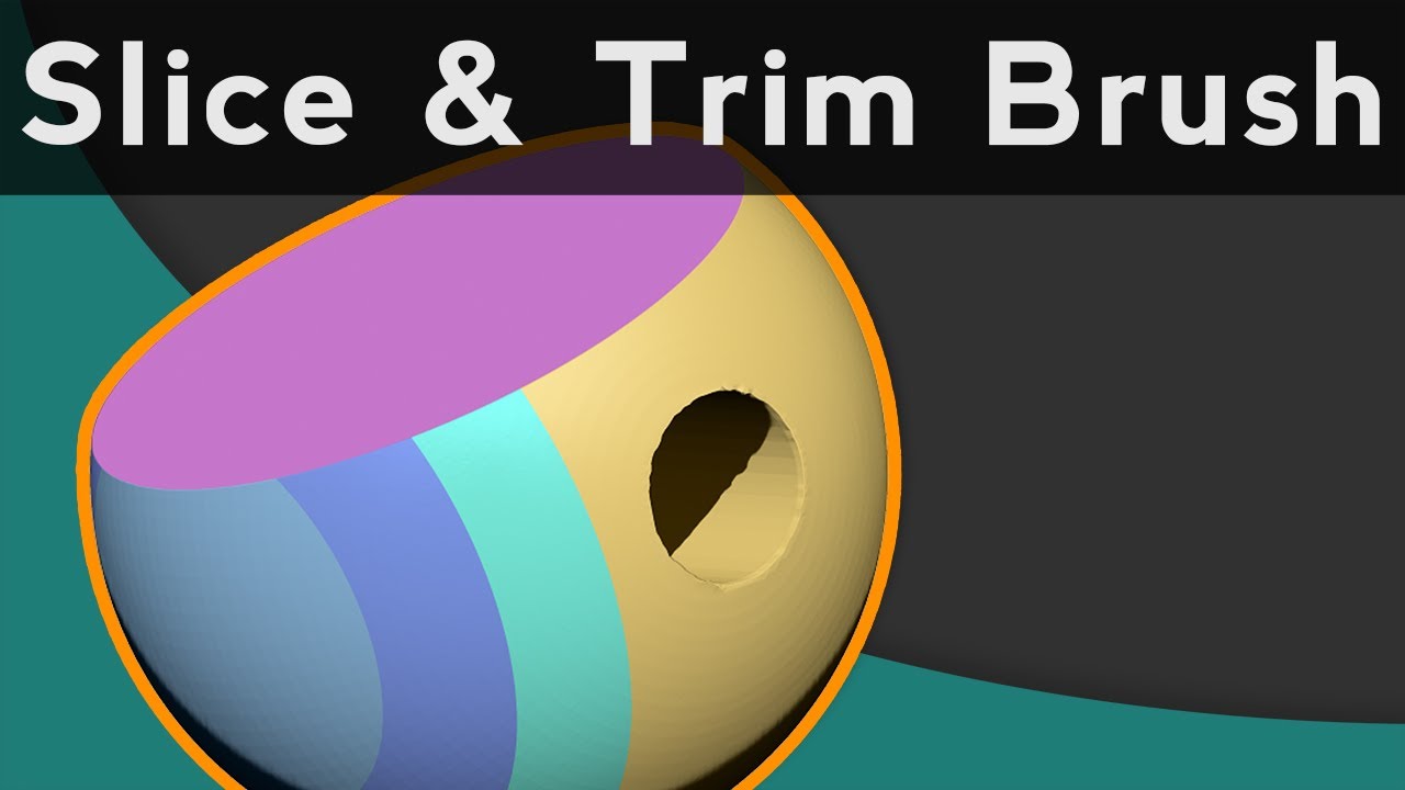 trim vs slice circle zbrush