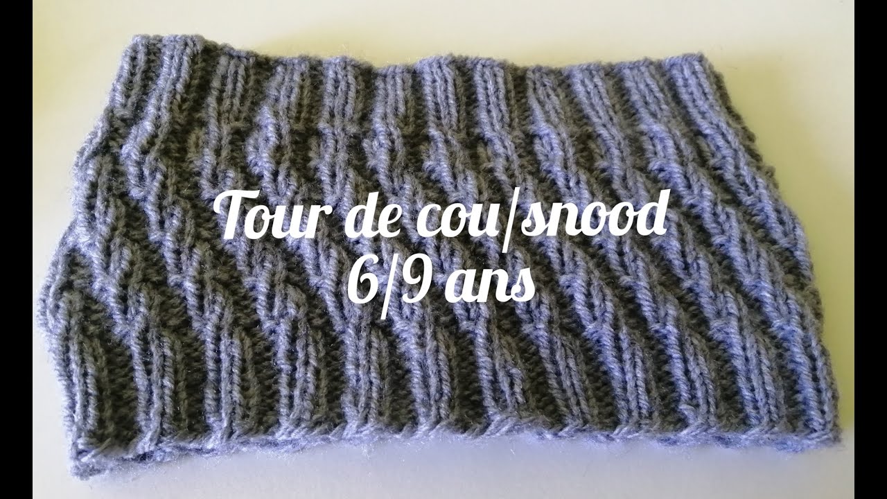 tuto tricot snood garcon - Tutoriel couture et tricot