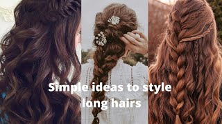 Best Cute Ideas to style long hairs