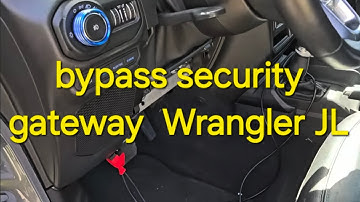 2018 + Jeep Wrangler Gladiator How to bypass security gateway for alfaobd
