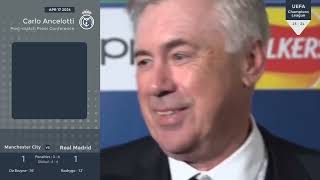 Manchester City 1 (3) - (4) 1 Real Madrid Post-Match English Dub Interview - UEFA Champions League