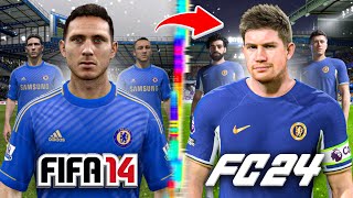 I Rebuild Chelsea From FIFA 14 to FC 24!