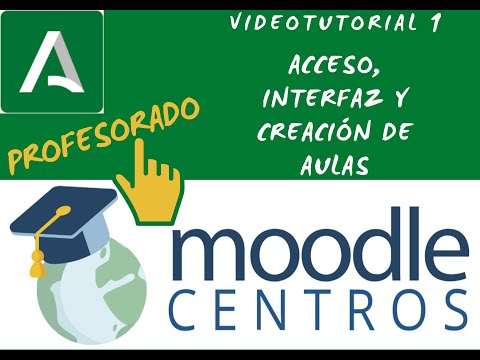 Moodle Centros 2020/21 nº 1 - URL, interfaz general Moodle Centros y creación de aulas.