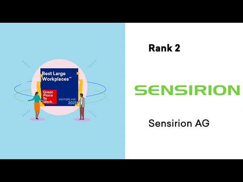 Sensirion: 2nd Place Best Large Workplaces™ 2021 Switzerland