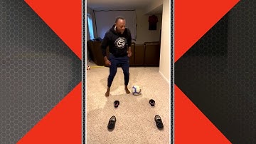 4 Cone Drill | Soccer drill to do at home.