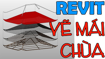 Vẽ kết cấu mái chùa trong revit hết sức đơn giản