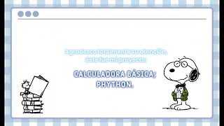 Calculadora Básica Phython