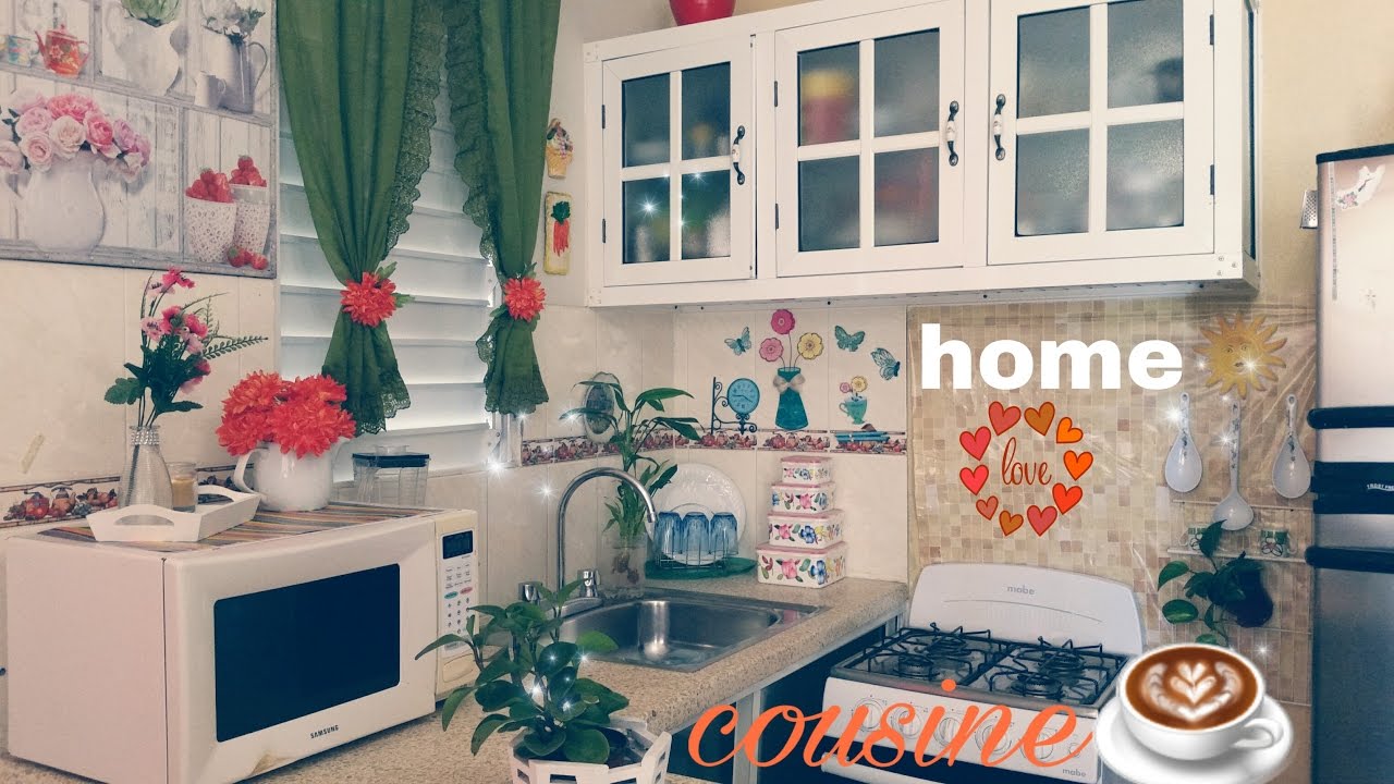 Mi cocina/decoración de mi pequeña cocina/tour por mi ...