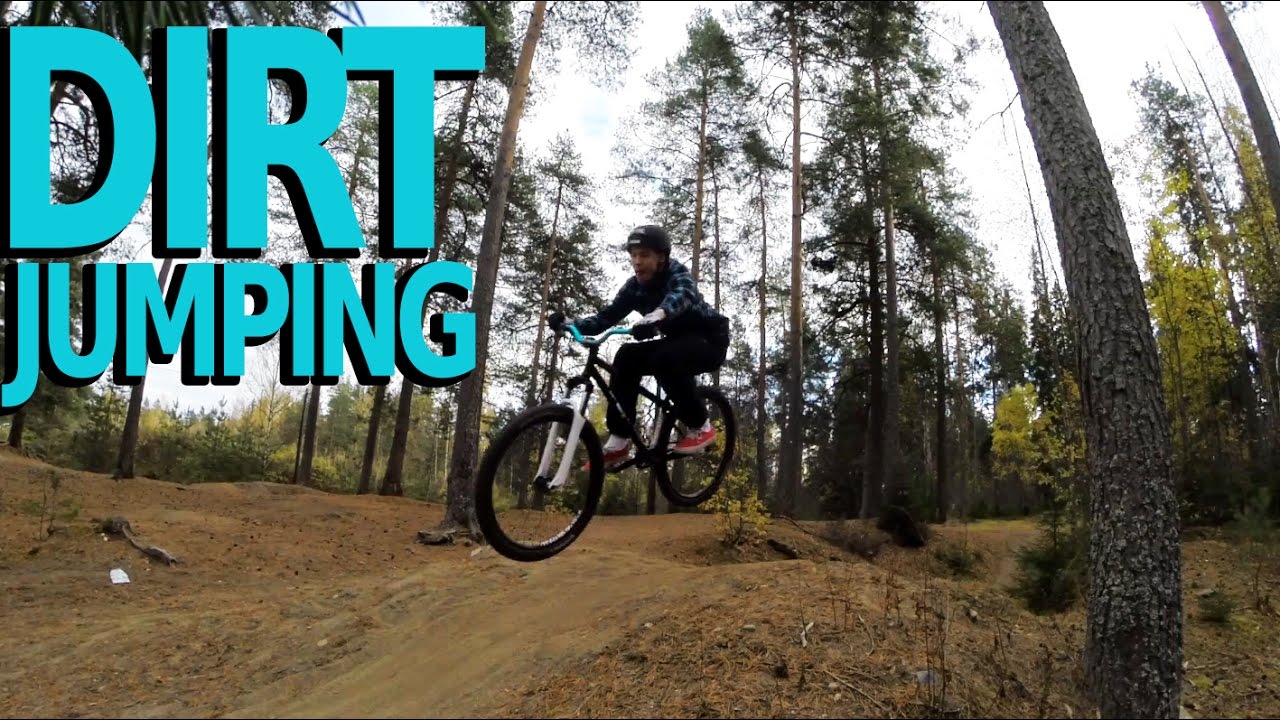 Dirt jumping for the first time! YouTube