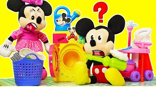 Микки Маус И Минни Играют В Наклейки Напоминалки! Мягкие Игрушки В Видео Для Детей