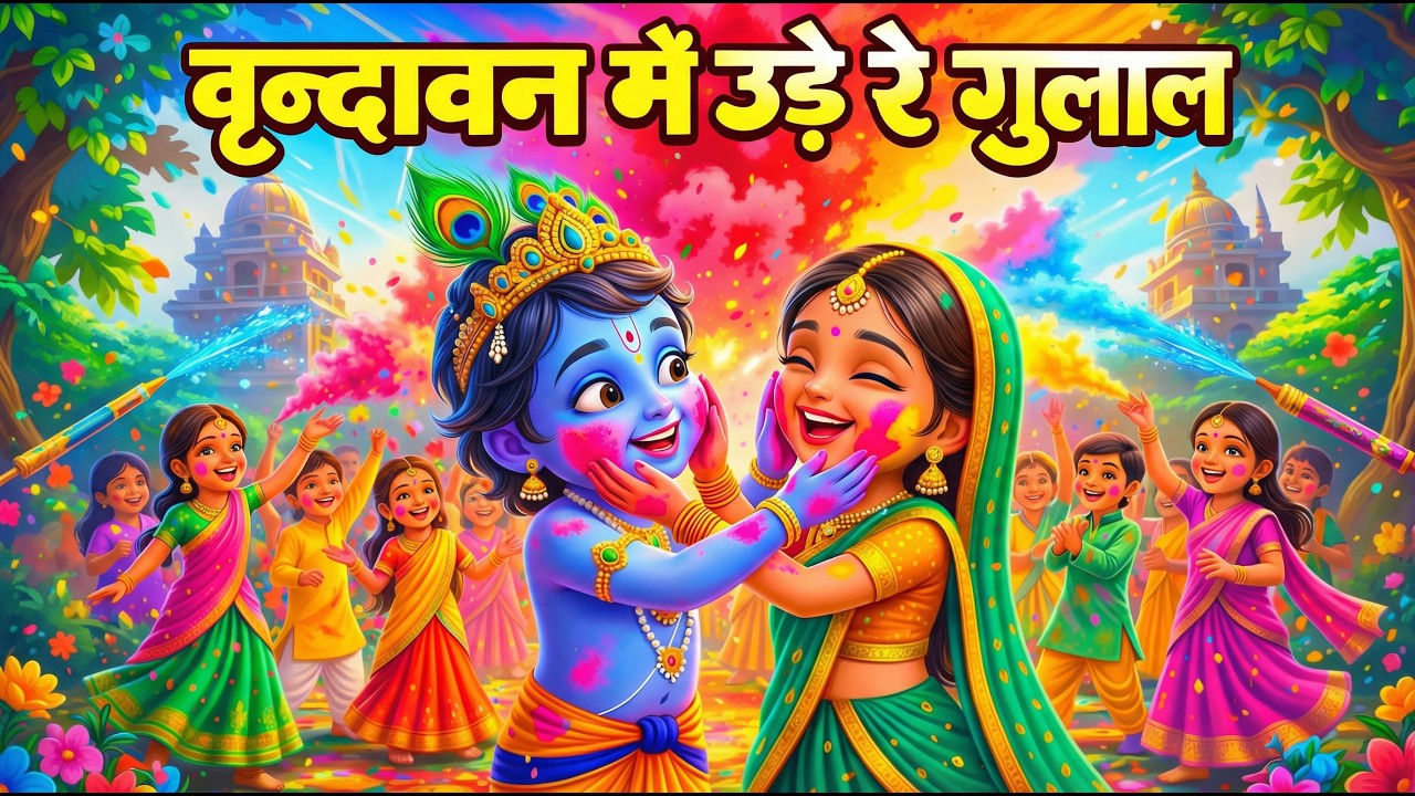 Vrindavan Mein Ude Re Gulal - वृन्दावन में उड़े रे गुलाल कह दो राधा रानी से - Radha Krishna Bhajan