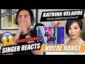 Katrina Velarde - Vocal Range C3 to D7 | SINGER REACTION