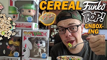 Breakfast Cereal Funko Pop Unboxing (Lucky Charms, Trix, Cocoa Puffs)