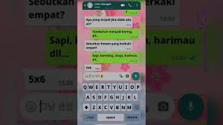 POV DIKASIH TUGAS ONLINE || pov whatsmock fake chat || Ib chaabutterflyy #whatsmock #tugasonline screenshot 2